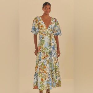 FARM Rio Postcard Print Maxi Dress
